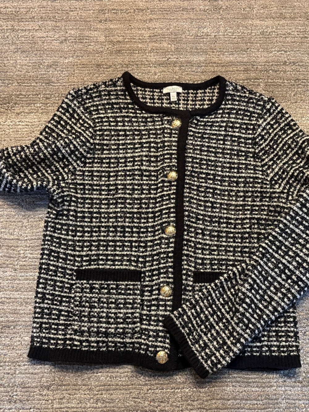Talbots Sweater Coat